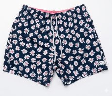 画像1: Ortc clothing  フラワープリント スイムショーツ　2色 PINK/YEW  メンズ/レディース (1)