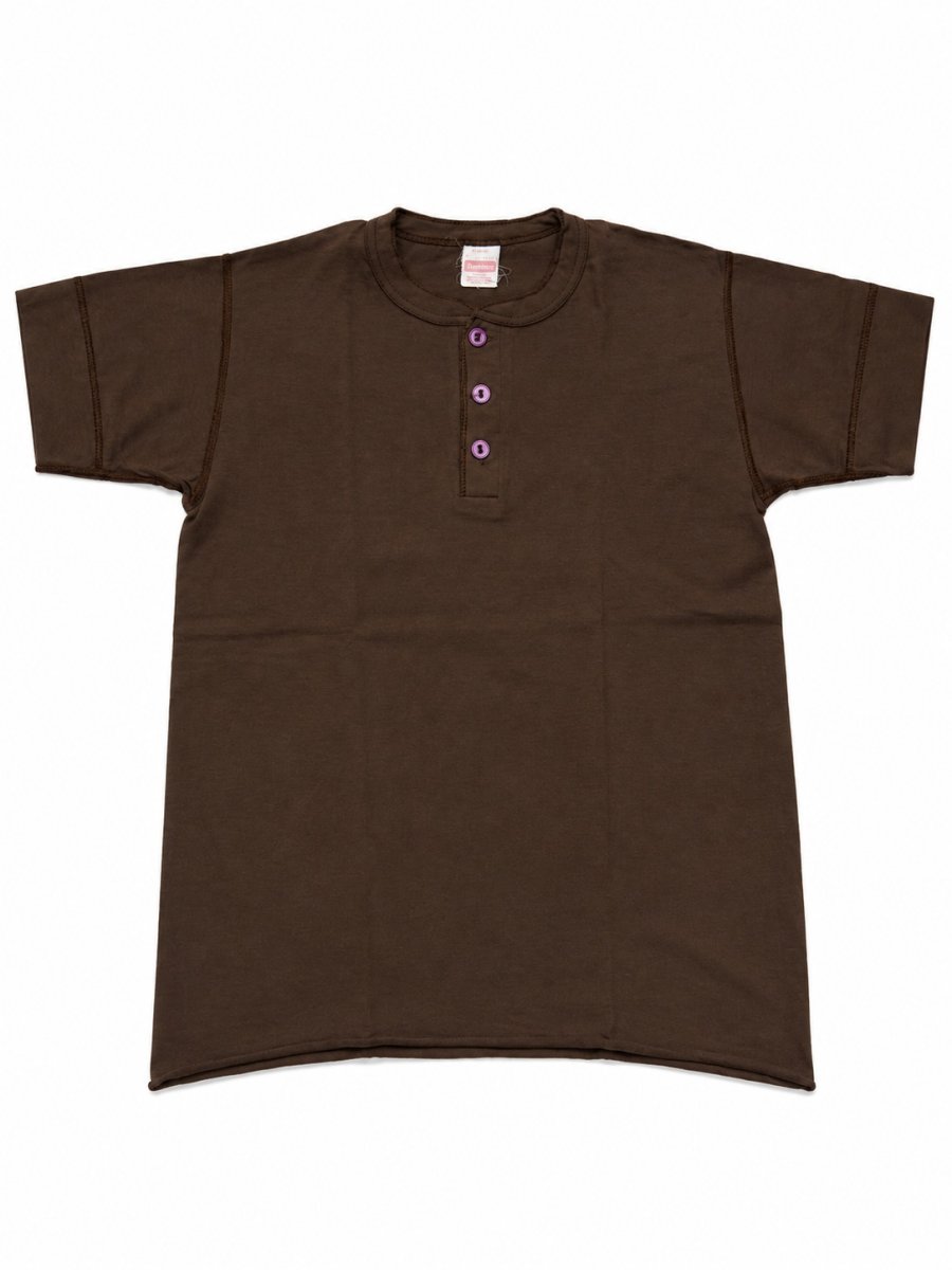 画像2: HEALTHKNIT 後染め３BヘンリーSS ヘルスニット TEE　3色  メンズ/レディース (2)