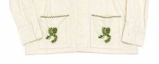 画像3: 	BACK HEAD バックヘッド リネンシリーズL/S刺繍メキシカンシャツ (3)