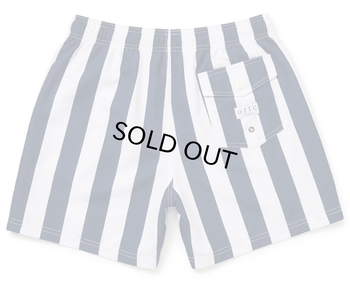 画像4: 【50%OFF】Ortc clothing  WIDEストライププリント スイムショーツ メンズ/レディース (4)