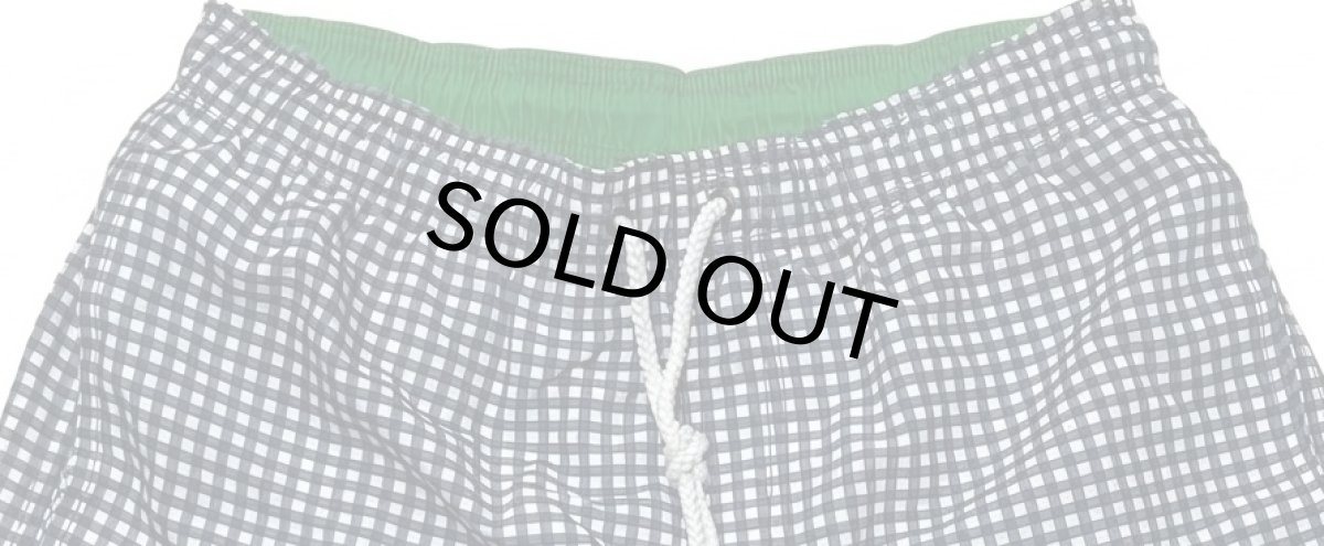 画像2: 【50%OFF】Ortc clothing  ギンガムチェックプリント スイムショーツ メンズ/レディース (2)