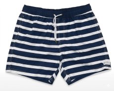 画像1: Ortc clothing  マリンボーダープリント スイムショーツ メンズ/レディース (1)