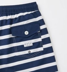 画像5: Ortc clothing  マリンボーダープリント スイムショーツ メンズ/レディース (5)