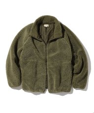画像1: BACKHEAD バックヘッド　ヴィンテージ加工 ボアフリースジャケット全2色　メンズ/レディース (1)