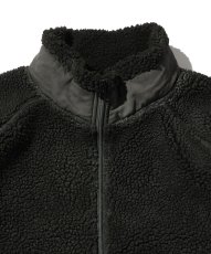 画像3: BACKHEAD バックヘッド　ヴィンテージ加工 ボアフリースジャケット全2色　メンズ/レディース (3)