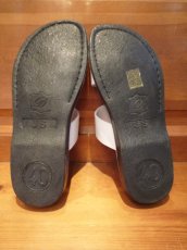 画像2: JERUSALEM SANDALS エルサレムサンダル レザーサンダル ホワイト メンズ (2)