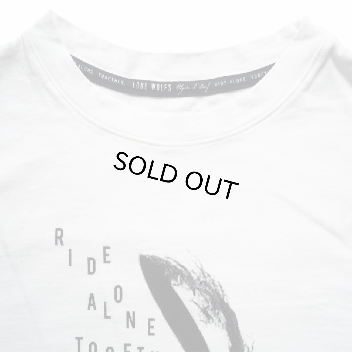 画像6: LONE WOLFS ローンウルフズ Tシャツ GLASSES PHOTO ホワイト メンズ (6)