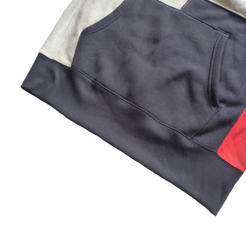 Champion LIFE リバースウィーブ カラーブロック スウェットフーディー 