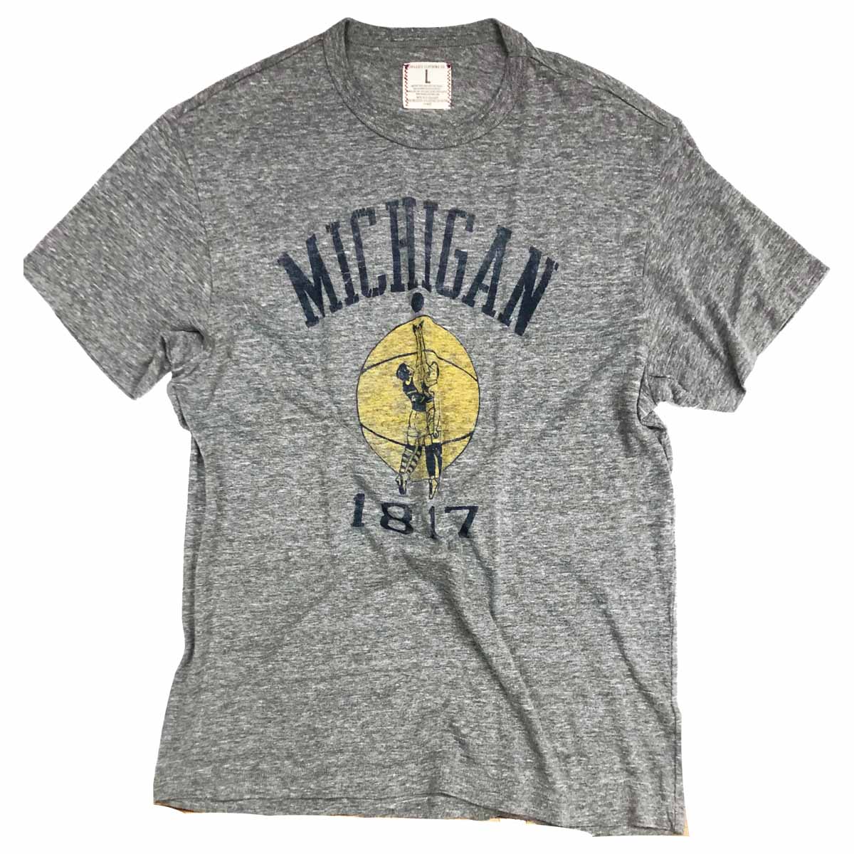 Tailgate テイルゲート Michigan Tシャツ Heather Grey 限定lサイズ メンズ レディース