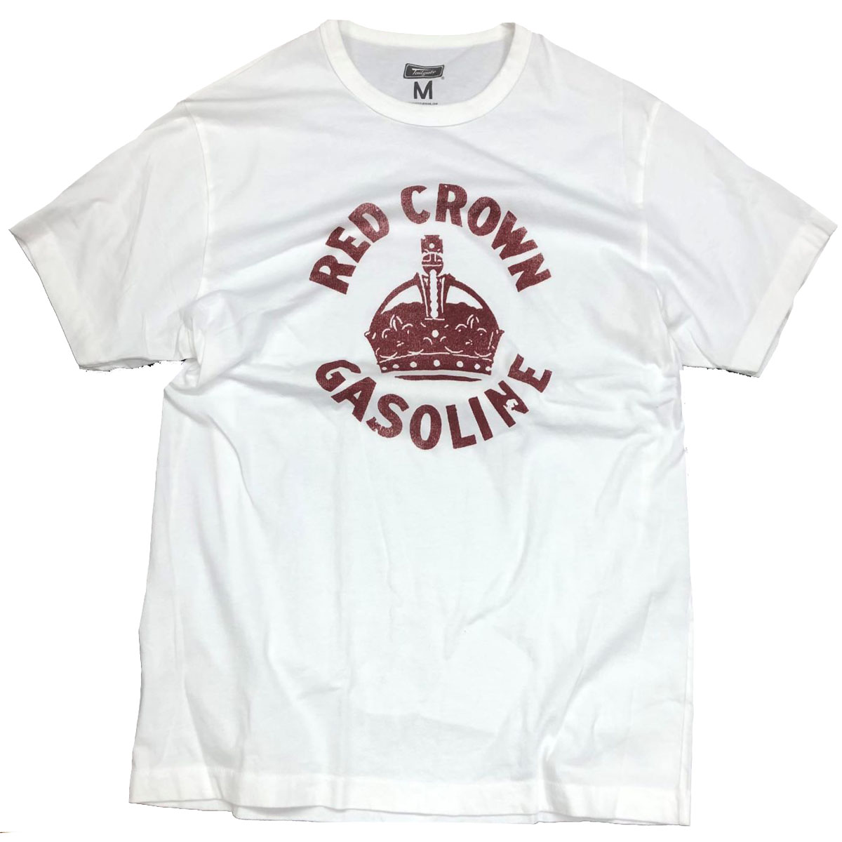 画像1: TAILGATE テイルゲート RED CROWN GASOLINE Tシャツ WHITE メンズ/レディース (1)