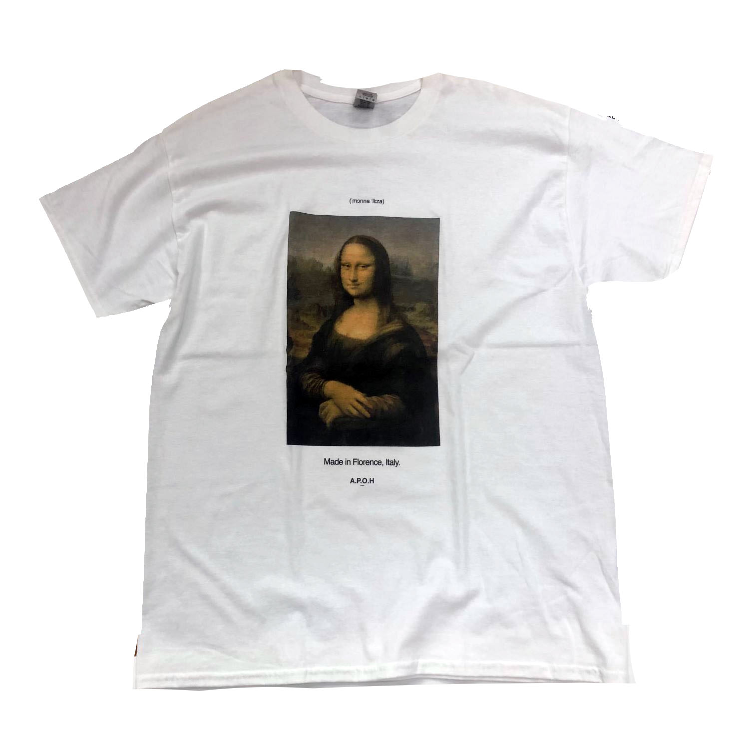 MONA LISA モナリザ TEE ホワイト WHITE メンズ/レディース